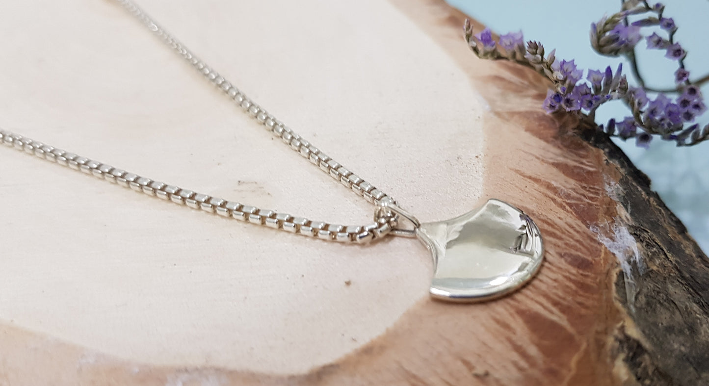 Silver Moon Pendant by ALMA - AlmaJewelryShop