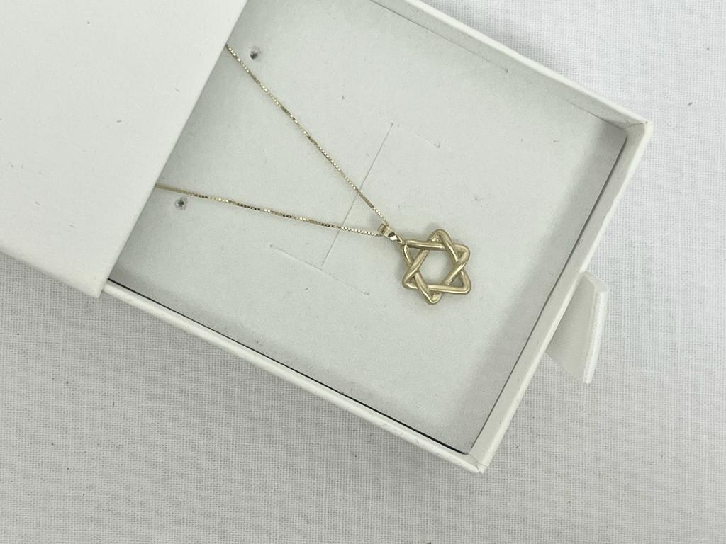 Star of David pendant necklace - AlmaJewelryShop