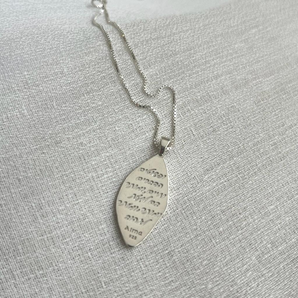 childhood wishes pendant necklace (silver) - AlmaJewelryShop