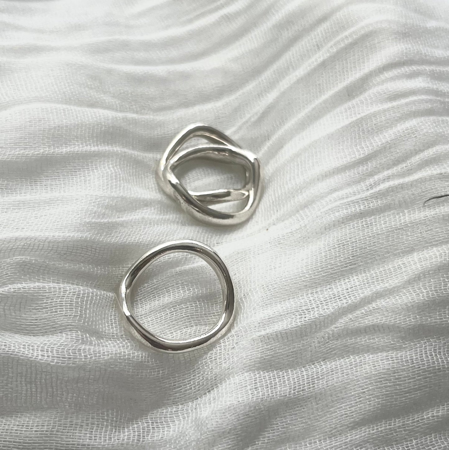 Spiral Stacking Rings - AlmaJewelryShop