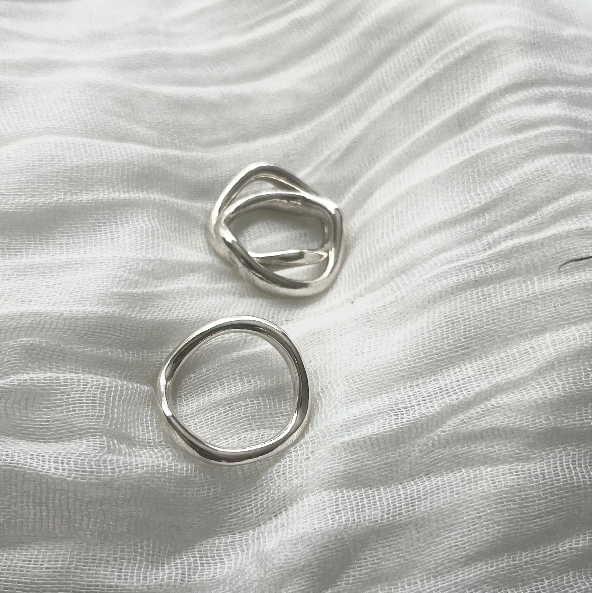 Spiral Stacking Rings - AlmaJewelryShop