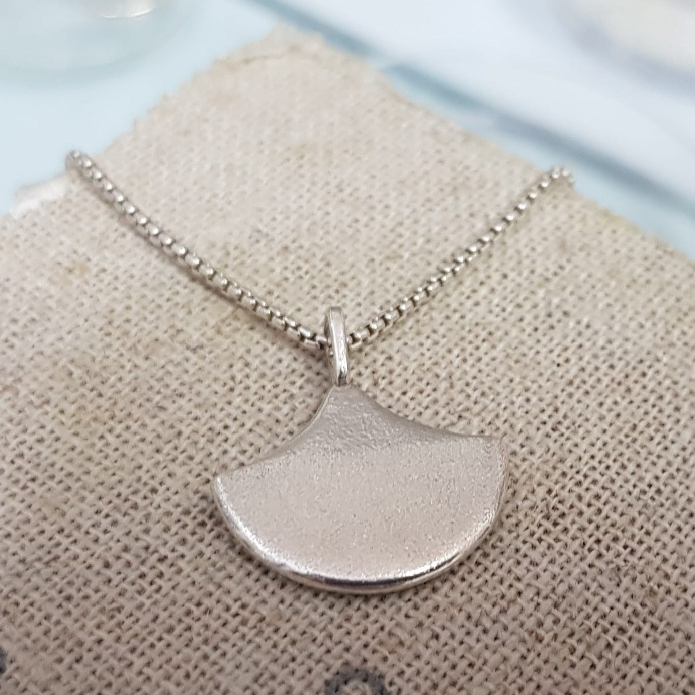 Silver Moon Pendant by ALMA - AlmaJewelryShop