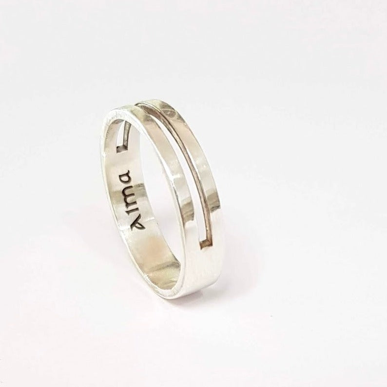 Simple Ring, Personalized Ring, Designer Ring - AlmaJewelryShop Online boutique for gold and silver jewelry 