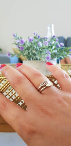 Delicate Silver Ring, Personalized Ring, Simple ring - AlmaJewelryShop Online boutique for gold and silver jewelry 