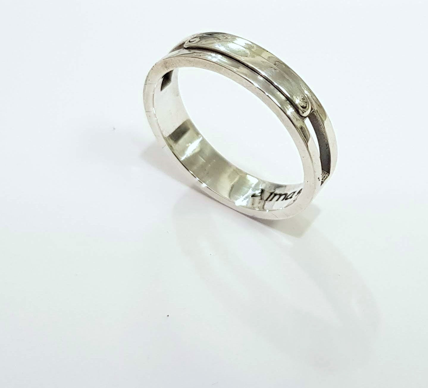 Men ring, Masculine ring, Sailor ring, Skipper ring - AlmaJewelryShop Online boutique for gold and silver jewelry 