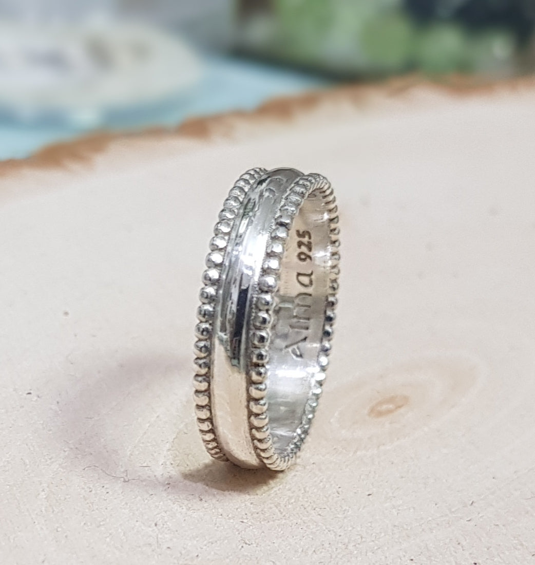 Copy of Bespoke gold ring, 585K gold Ring, Personalized Ring, 14k gold ring - AlmaJewelryShop Online boutique for gold and silver jewelry 