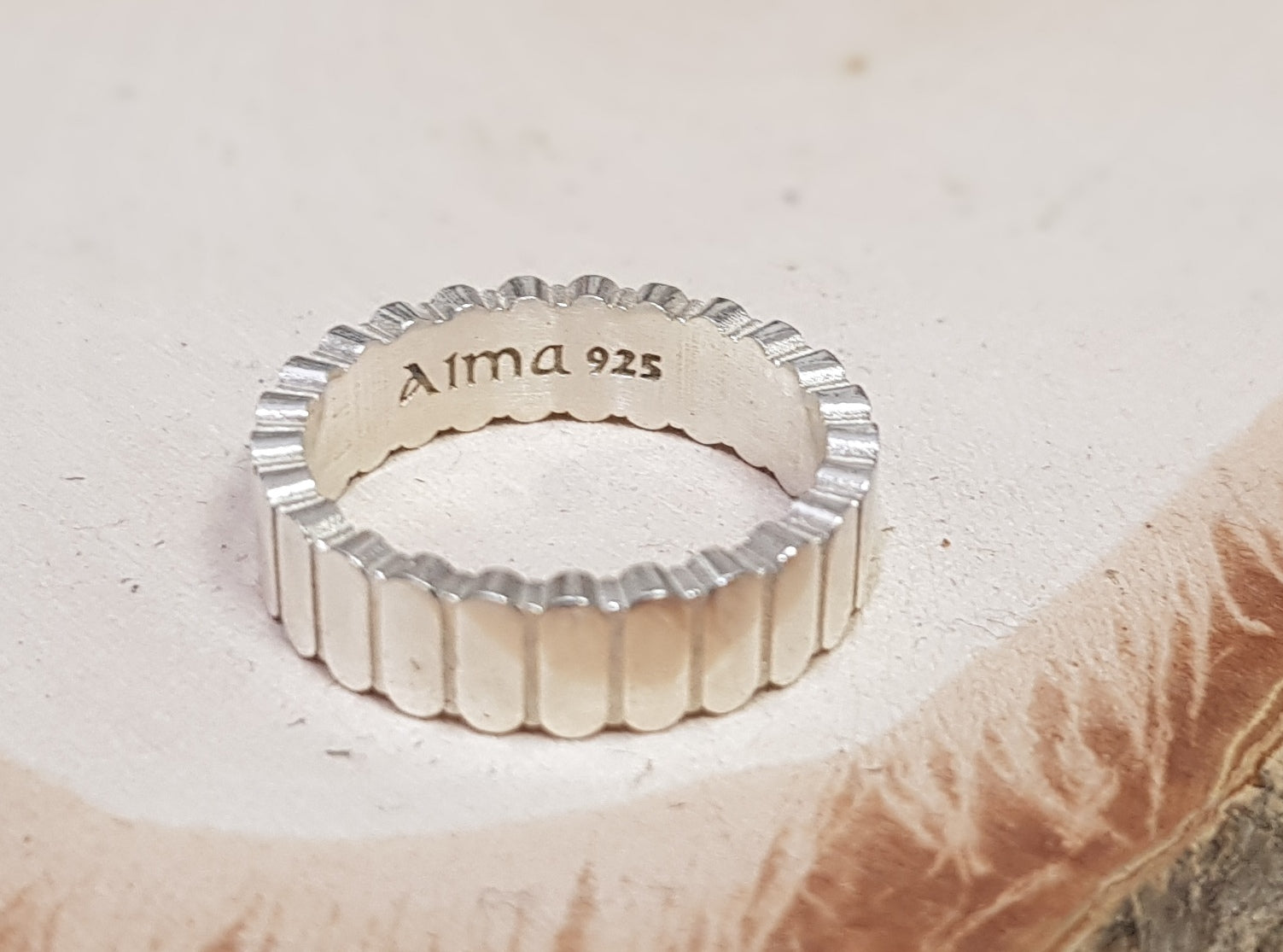 Unique Men Ring, Bold Men Ring, silver ring, Personalized Ring, designer ring - AlmaJewelryShop Online boutique for gold and silver jewelry 