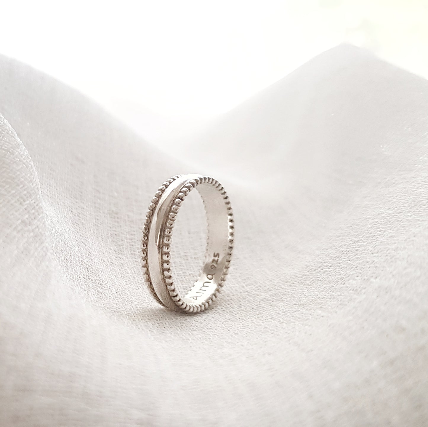 Copy of Bespoke gold ring, 585K gold Ring, Personalized Ring, 14k gold ring - AlmaJewelryShop Online boutique for gold and silver jewelry 