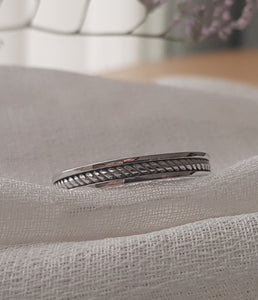 Men's White Gold Wedding Bands - AlmaJewelryShop Online boutique for gold and silver jewelry 