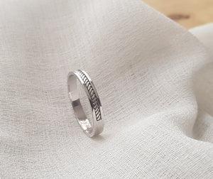 Men's White Gold Wedding Bands - AlmaJewelryShop Online boutique for gold and silver jewelry 