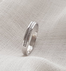 Men's White Gold Wedding Bands - AlmaJewelryShop Online boutique for gold and silver jewelry 