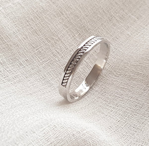 Men's White Gold Wedding Bands - AlmaJewelryShop Online boutique for gold and silver jewelry 