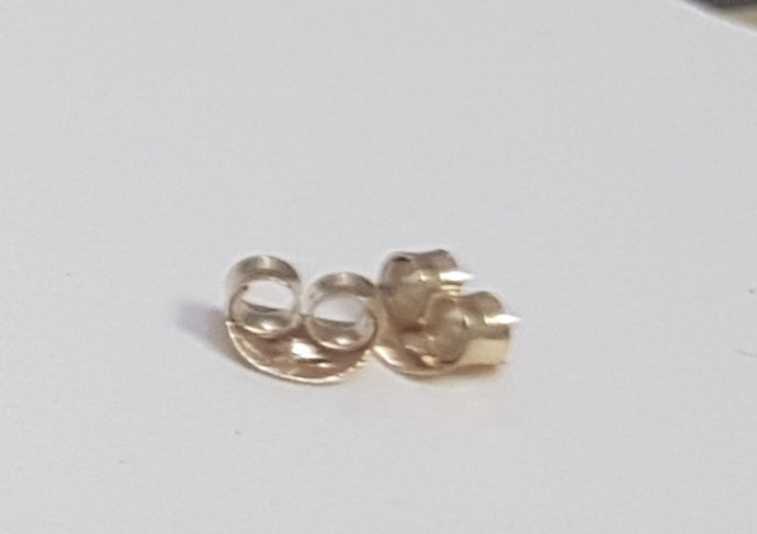 14k  Pearl Stud Earrings - AlmaJewelryShop Online boutique for gold and silver jewelry 