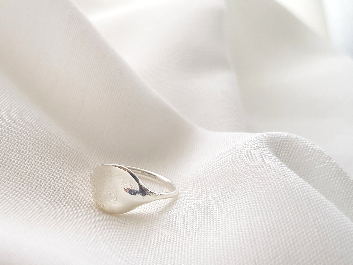 Organic Round Ring | Organic circle Ring |Sterling Ring - AlmaJewelryShop Online boutique for gold and silver jewelry 