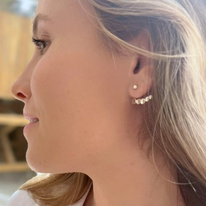 Organic Ear Jacket - AlmaJewelryShop Online boutique for gold and silver jewelry 