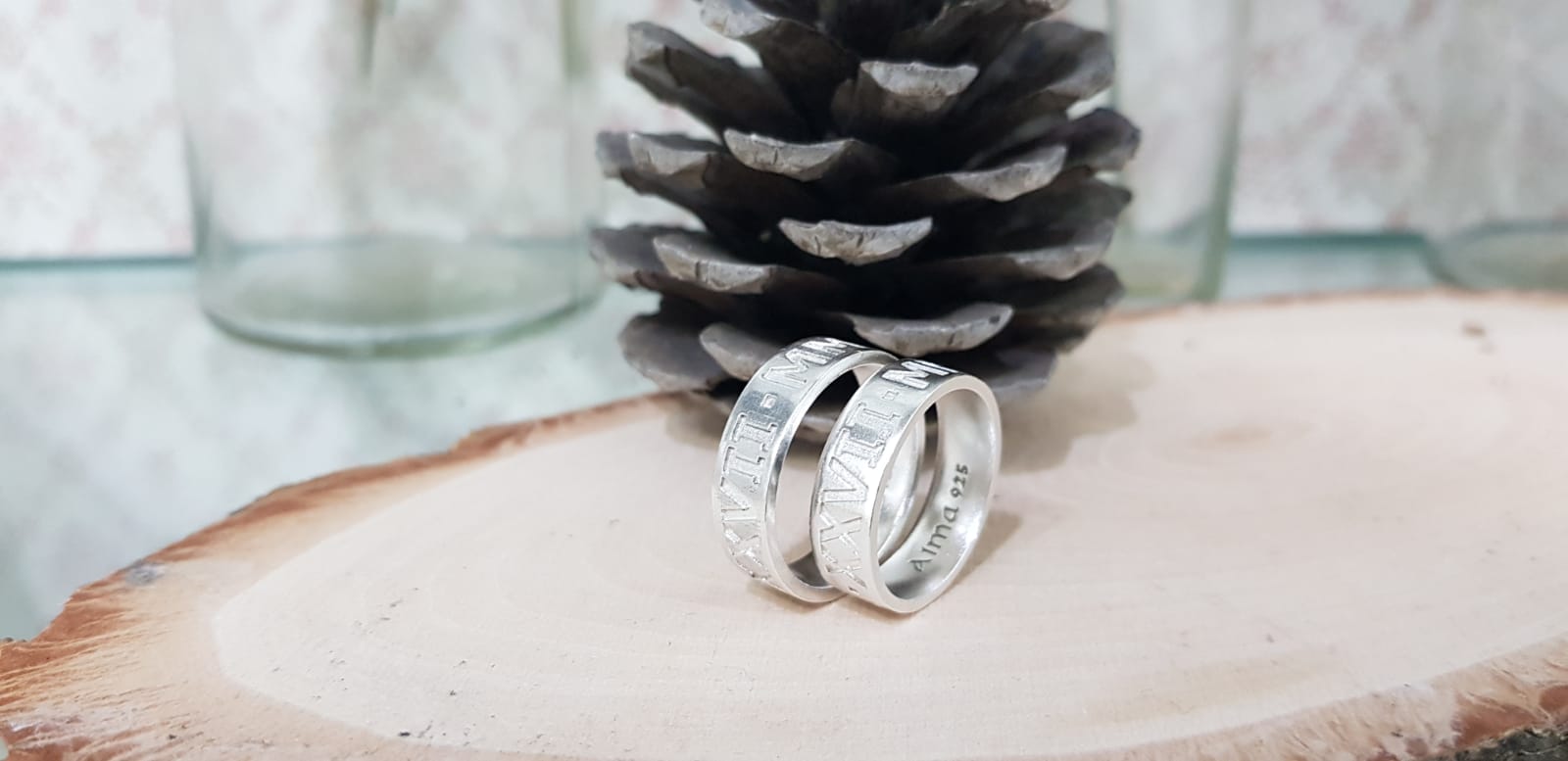couples ring set | Promise Rings For Couples, His and Her Promise Rings, Couples Jewelry, Couple Ring Set, Promise Ring, Silver Ring, Promise Ring Set - AlmaJewelryShop Online boutique for gold and silver jewelry 